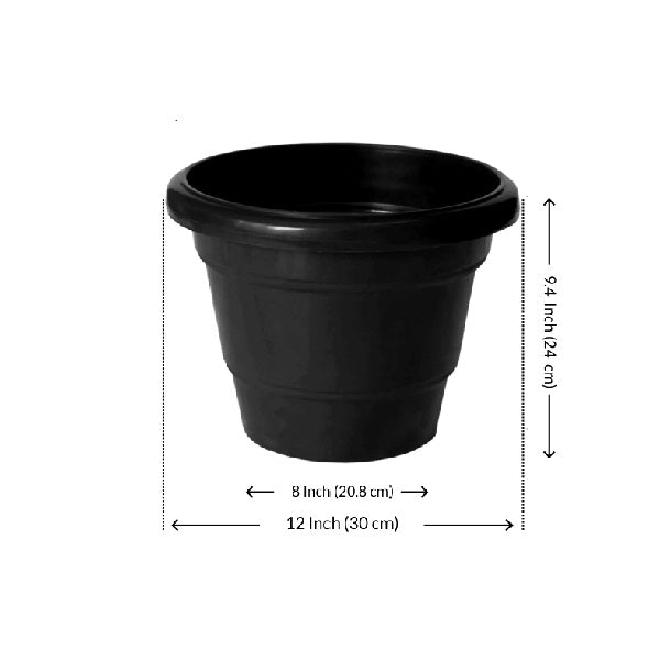 12 inch (30 cm) Round Garden Pot