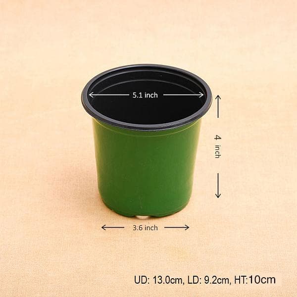 5.1 inch (13 cm) Round Plastic Thermoform Pot