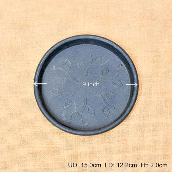 5 inch (13 cm) Grower Round Plastic Pot