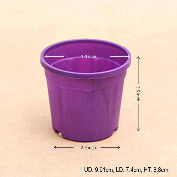 4 inch (10 cm) Grower Round Plastic Pot