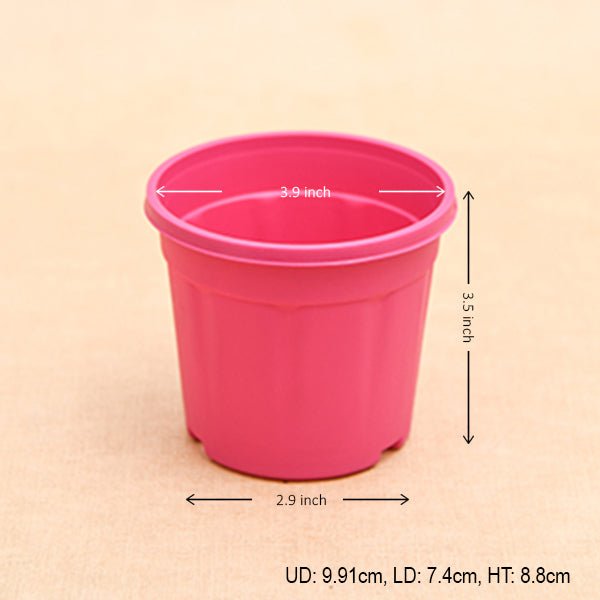 4 inch (10 cm) Grower Round Plastic Pot