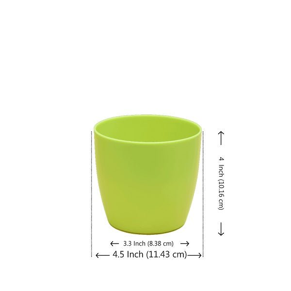 4.5 inch (11 cm) Ronda No. 1110 Round Plastic Planter