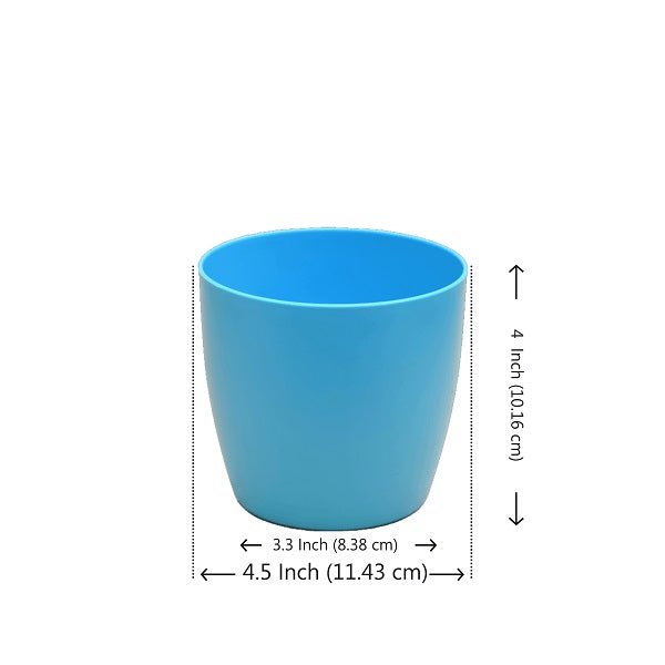 4.5 inch (11 cm) Ronda No. 1110 Round Plastic Planter