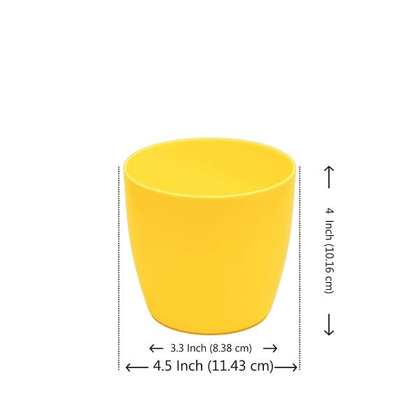 4.5 inch (11 cm) Ronda No. 1110 Round Plastic Planter