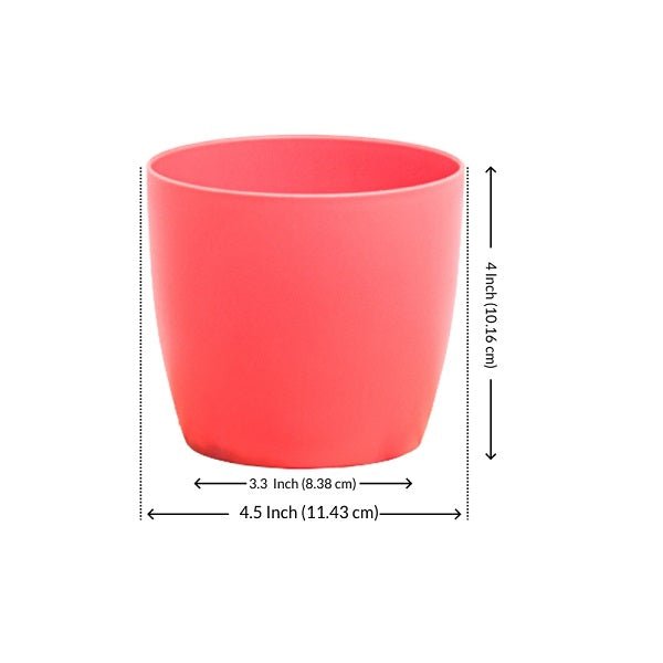 4.5 inch (11 cm) Ronda No. 1110 Round Plastic Planter