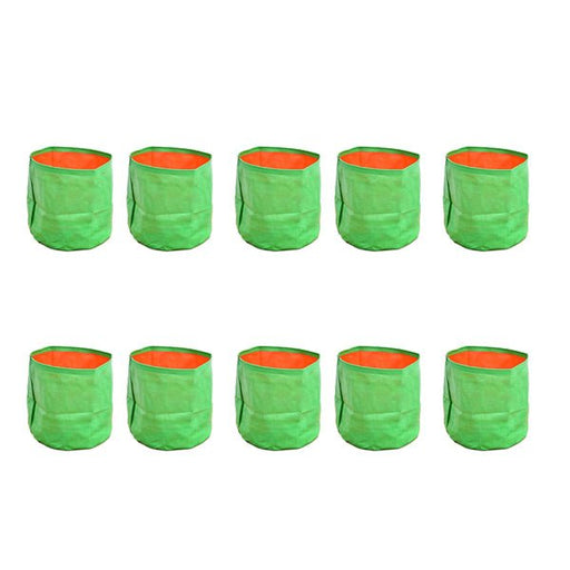 12 inch (30 cm) Round Grow Bag (Set of 10)(Green)