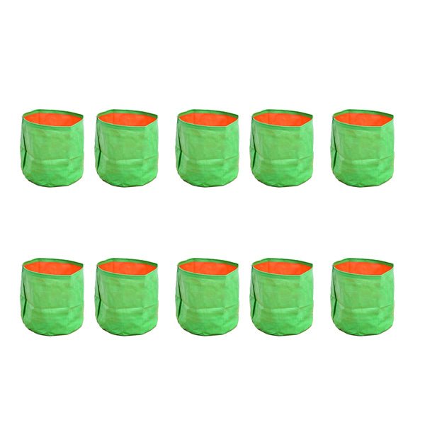 12 inch (30 cm) Round Grow Bag (Set of 10)(Green)