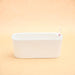 12 inch (30 cm) gw 04 self watering rectangle plastic planter (white) 