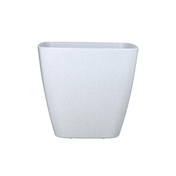 15.5 inch (39 cm) gw 09 square plastic planter (grey) 