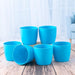 4.5 inch (11 cm) Ronda No. 1110 Round Plastic Planter (Set of 6)(Turquoise)