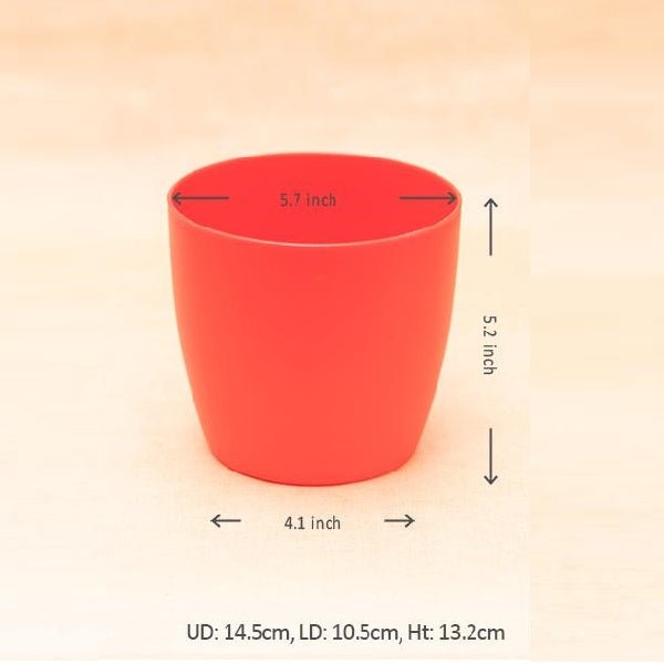 5.7 inch (14 cm) Ronda No.14.5 Round Plastic Planter