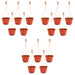 7.1 inch (18 cm) Corsica No. 18 Hanging Round Plastic Pot (Set of 15)(Terracota)