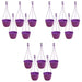 7.1 inch (18 cm) Corsica No. 18 Hanging Round Plastic Pot (Set of 15)(Violet)