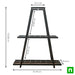 metal planter stand no. nl0137f (triangle shape 