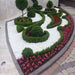 decor garden with stone 