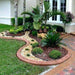 landscape stone designs around trees 