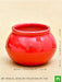 3 inch (8 cm) handi shape round ceramic pots - pack of 5