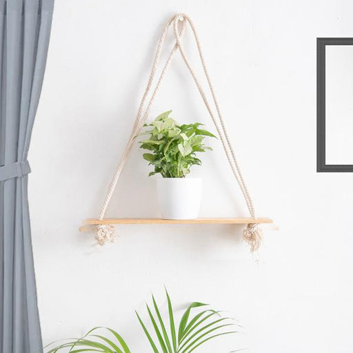 handmade sa008 wooden plank hanger for plants 