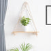 handmade sa008 wooden plank hanger for plants 