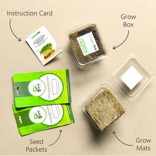 gardening made easy with microgreens grow mat gardening kit 