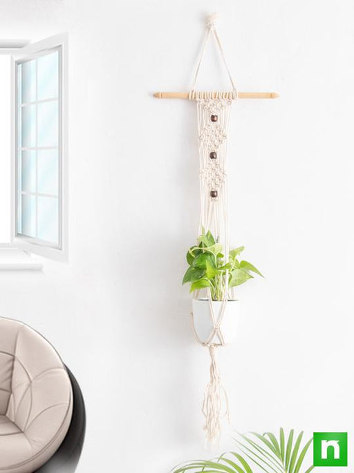 handmade sa004 macrame hanger for plants (cotton 