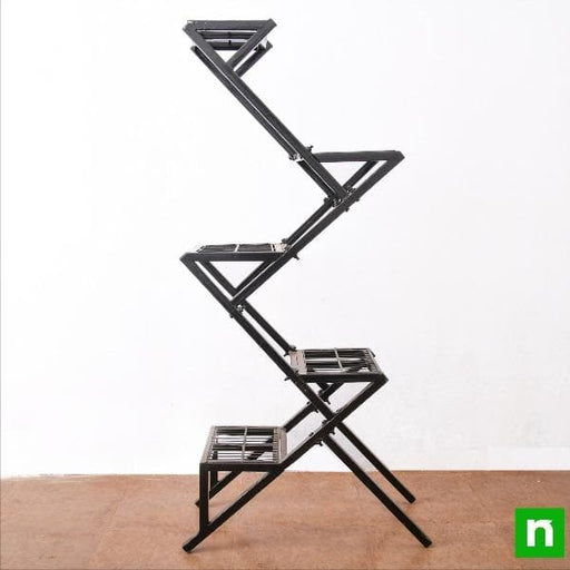 metal planter stand no. nl0137a (zig zag 