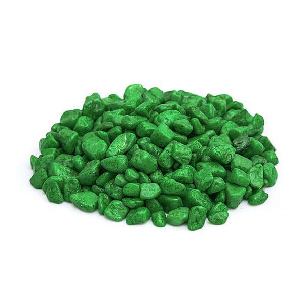 aquarium pebbles (green - 1 kg