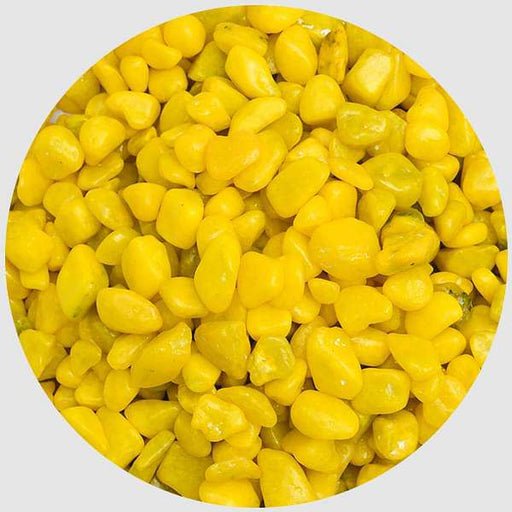 aquarium pebbles (yellow - 1 kg