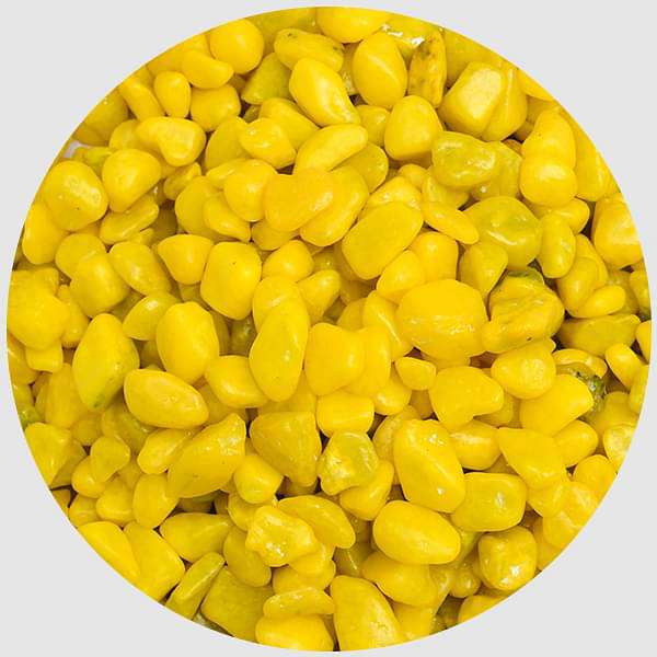 aquarium pebbles (yellow - 1 kg