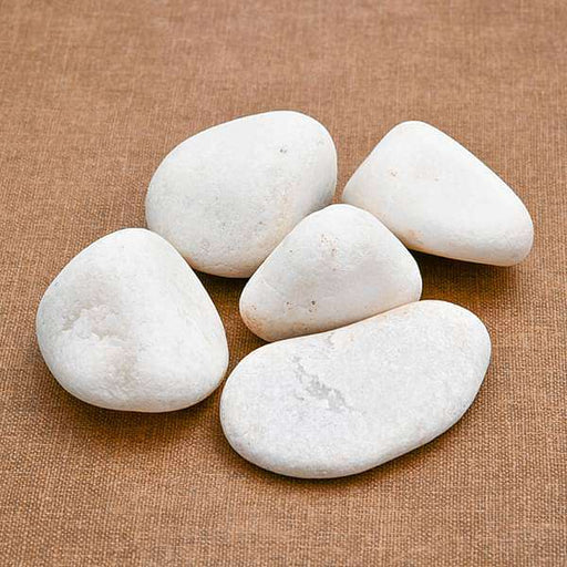 super marble pebbles (white - 2 kg