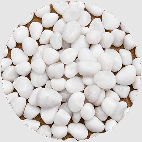 super marble pebbles (white - 1 kg