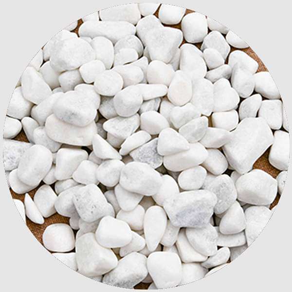 super marble pebbles (white - 1 kg