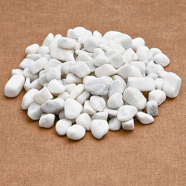 super marble pebbles (white - 1 kg