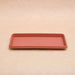 11.2 inch (28 cm) rectangle plastic plate for 11.8 inch (30 cm) bello window planter no. 30 pot (terracotta color) (set of 3) 