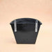 12 inch (30 cm) sml - 009 wall mounted d shaped fiberglass planter (black)