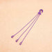 14.9 inch (38 cm) plastic hanger for planters (violet) (set of 6) 