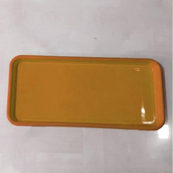 16.9 inch (43 cm) rectangular plastic plate for 17.7 inch (45 cm) small window pot (terracotta color) (set of 3) 