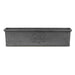 39.8 inch (101 cm) flora no. 100 stone finish rectangle rotomoulded plastic planter (grey) 