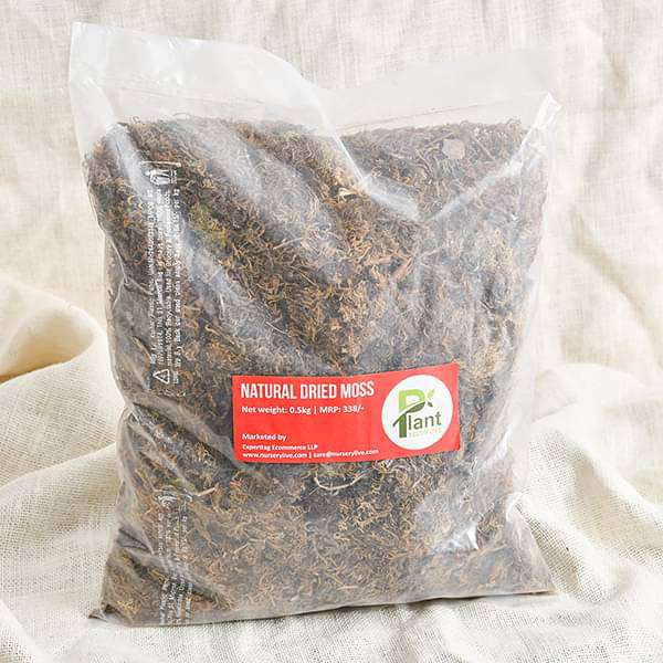 natural dried moss ( 0.5 kg ) 