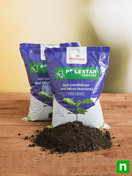 polestar (organic food waste compost) - 1 kg (set of 2)