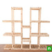 wooden planter stand (big rack 